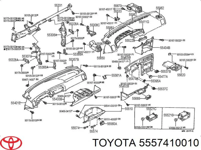 5557410010 Toyota