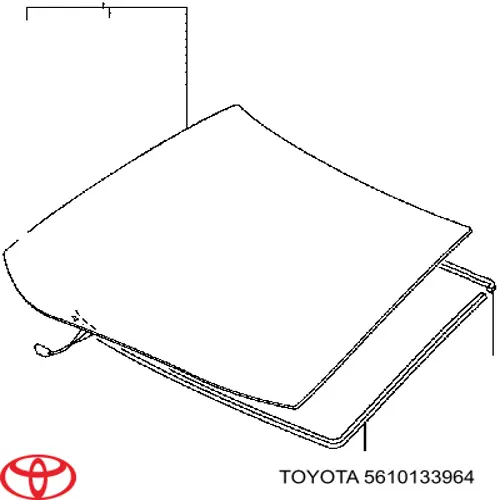 5610133964 Toyota parabrisas