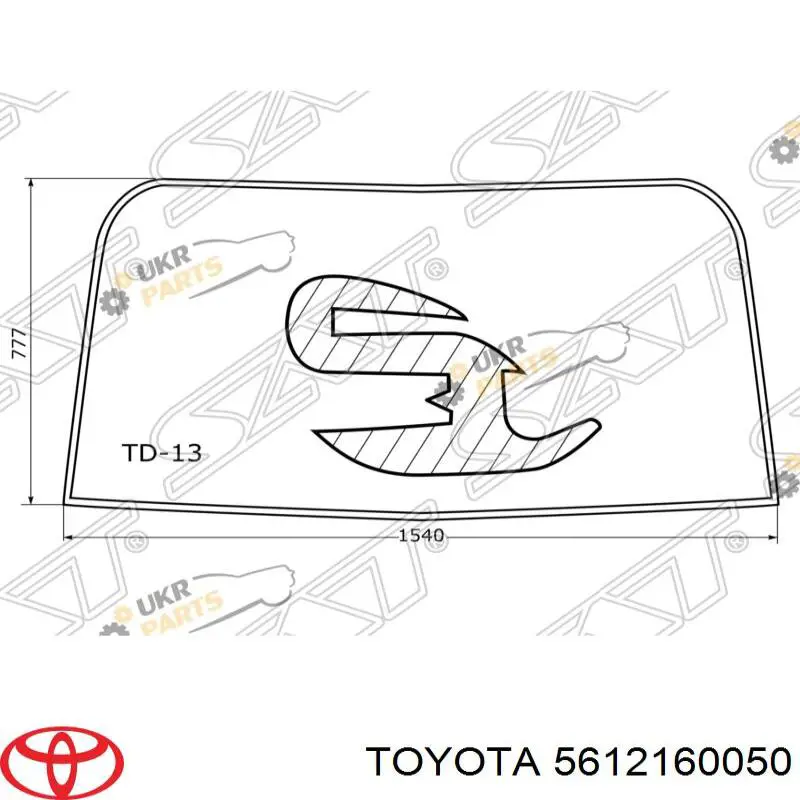 Junta parabrisas para Toyota Land Cruiser 80 J8