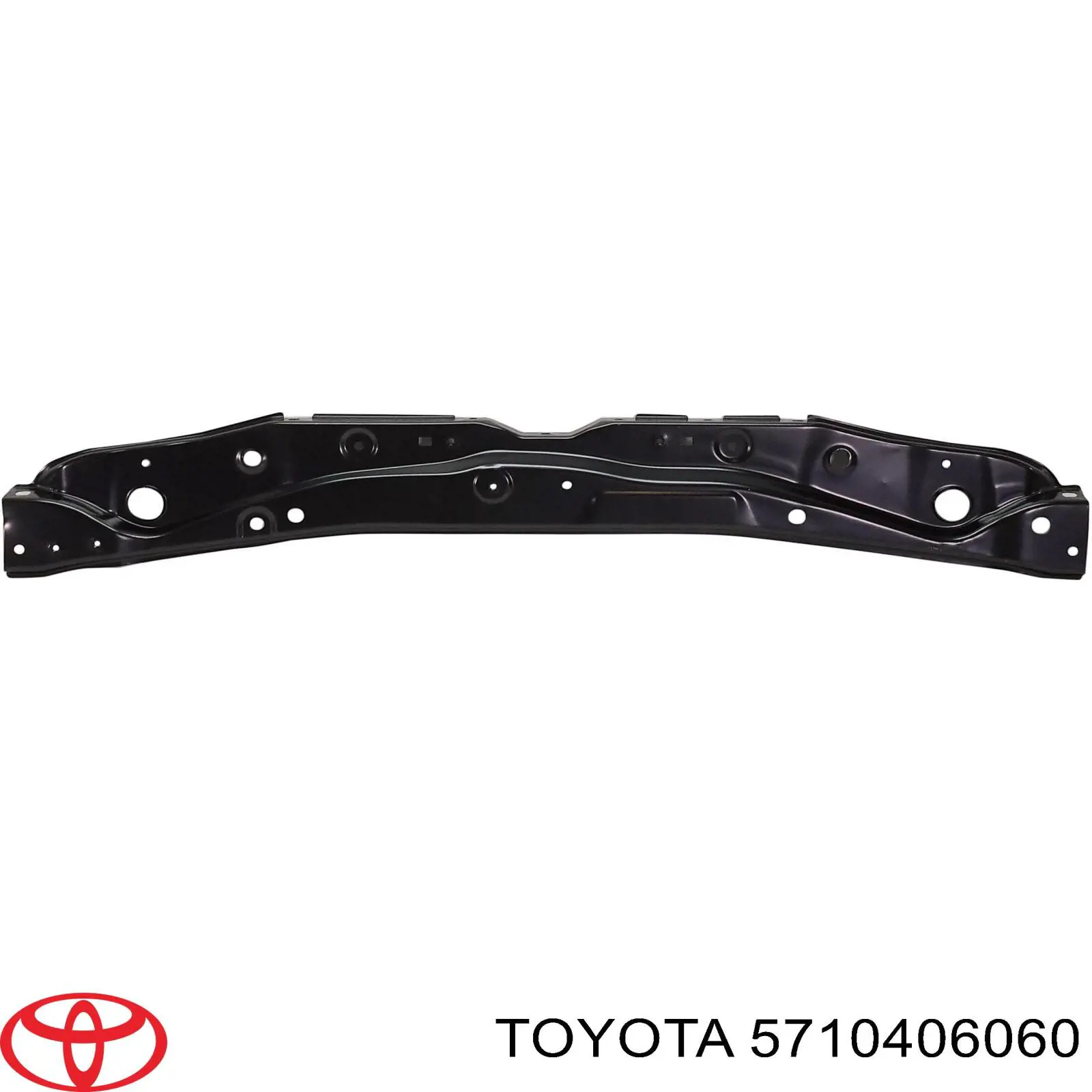 T01225458 Toyota soporte de radiador inferior (panel de montaje para foco)