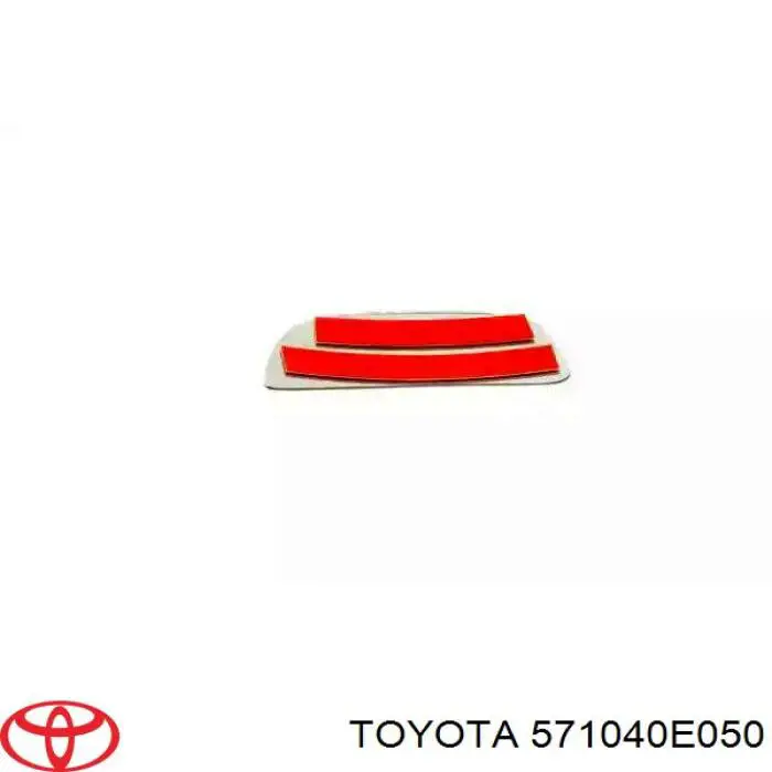 571040E050 Toyota soporte de radiador inferior (panel de montaje para foco)