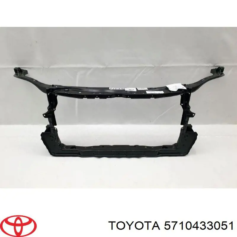 5710433051 Toyota soporte de radiador inferior (panel de montaje para foco)