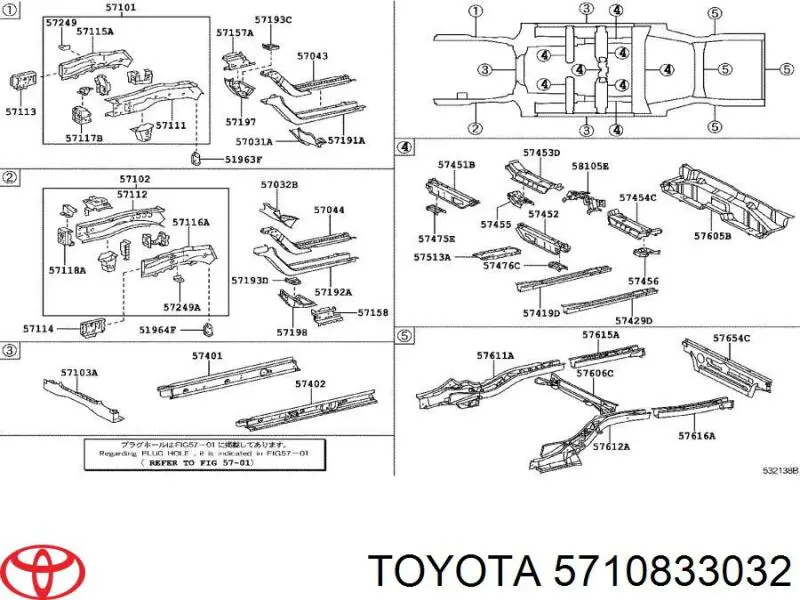 5710833032 Toyota