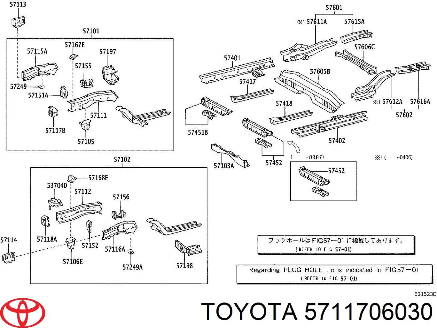 5711706030 Toyota