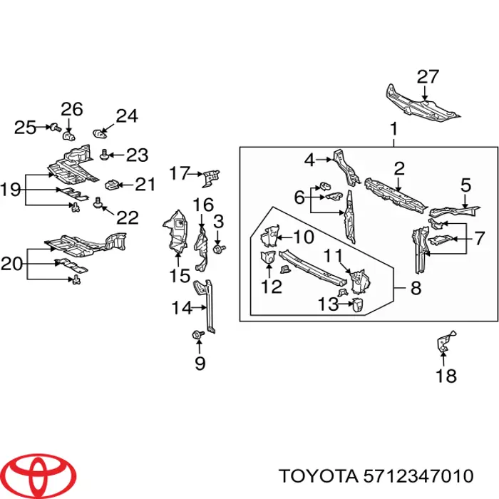  Toyota 5712347010 precio, desde 24,93 EUR