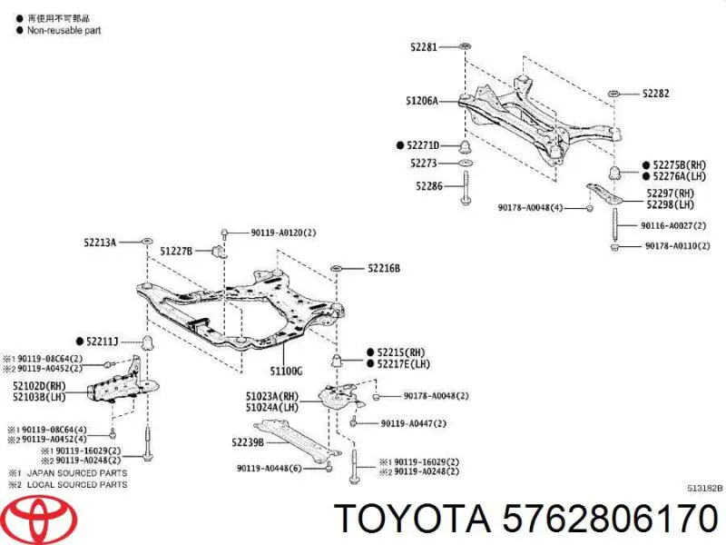 5762806170 Toyota