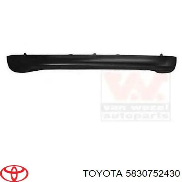 Panel trasero de maletero Toyota 5830752430 precio, desde 451,92 USD