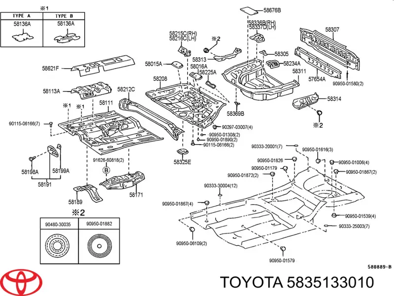 5835133010 Toyota