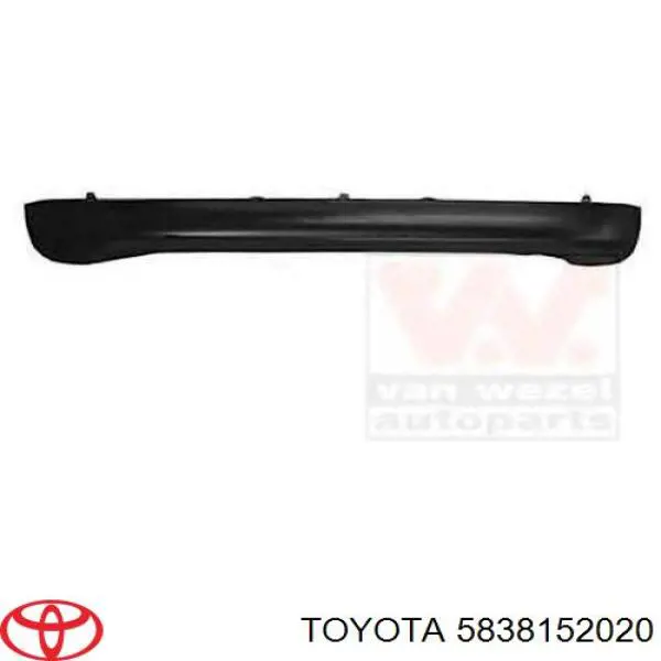 Comprar 5838152020 Toyota Parachoques trasero, parte inferior