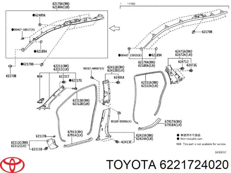  Toyota 6221724020 precio, desde 2,93 EUR