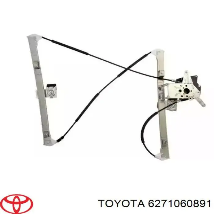 6271060891 Toyota ventanilla costado superior derecha (lado maletero)