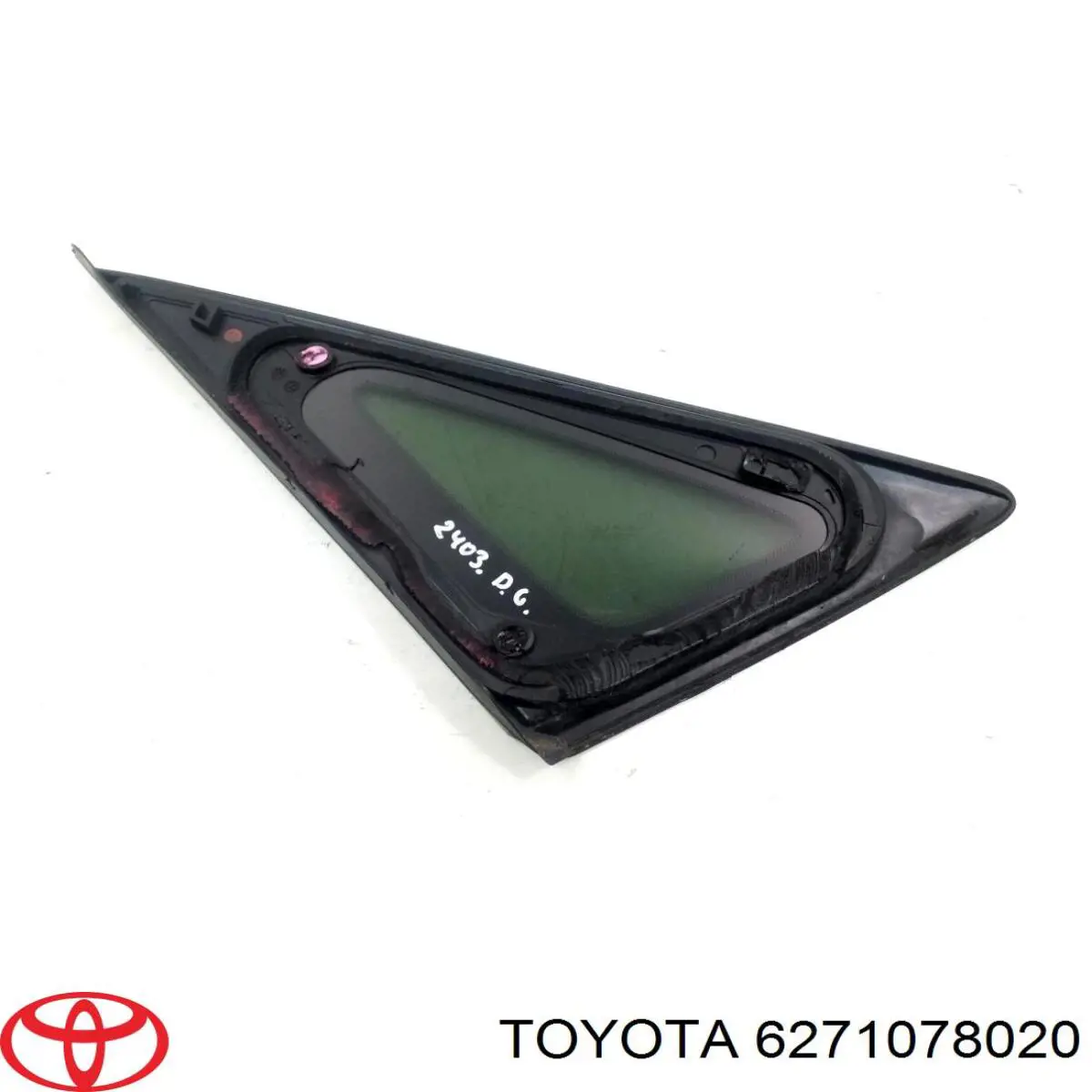 6271078020 Toyota ventanilla costado superior derecha (lado maletero)