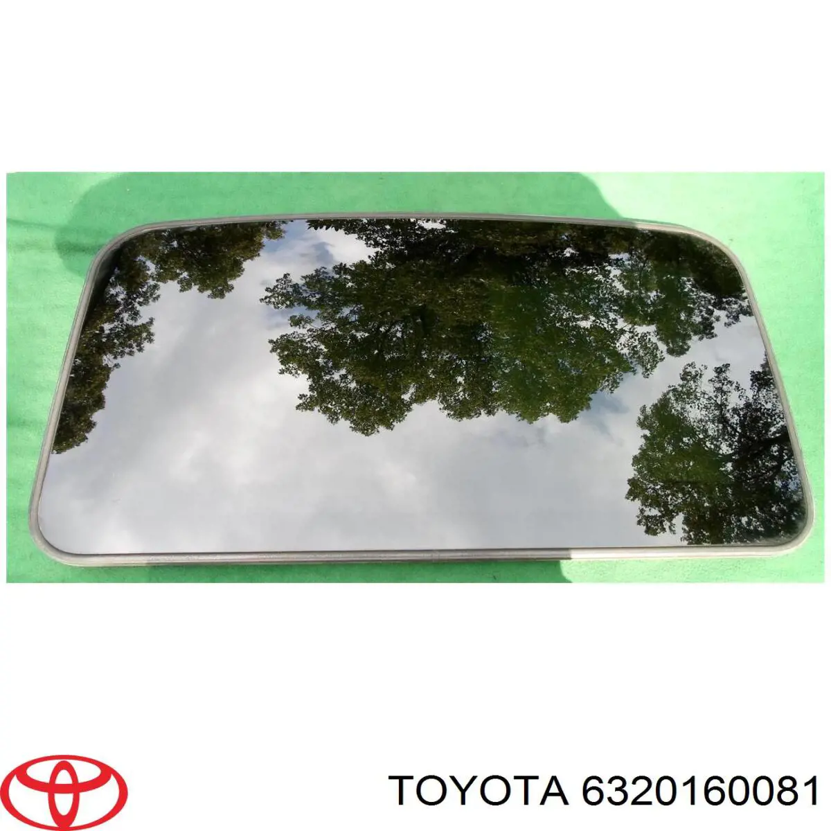 6320160081 Toyota tapa de techo solar