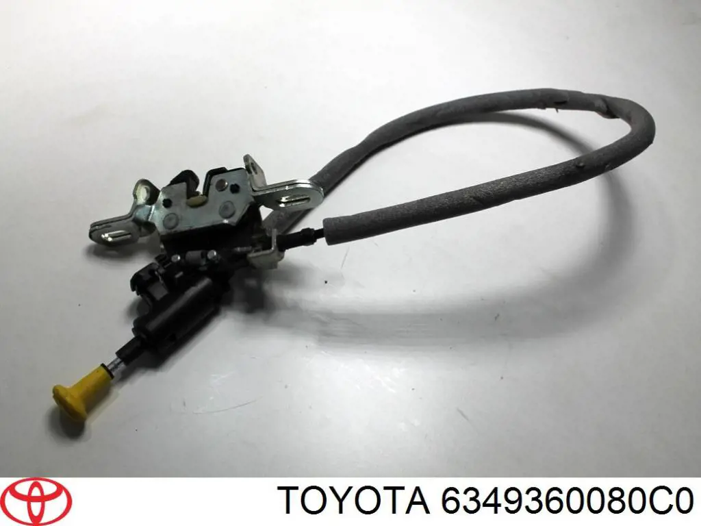 6349360080C0 Toyota tapa de guarnición de techo trasera derecha