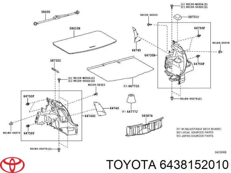 6438152010 Toyota