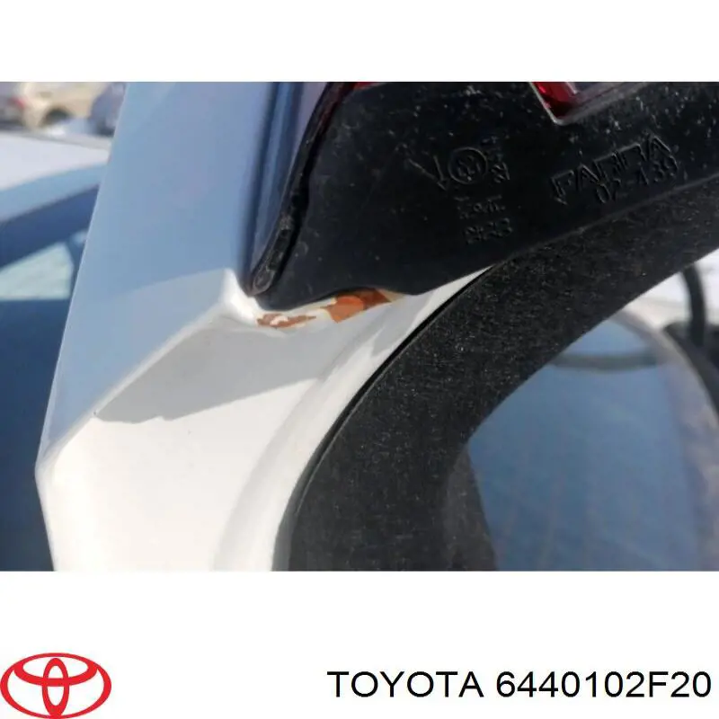 Tapa del maletero Toyota 6440102F20 precio, desde 587,75 EUR