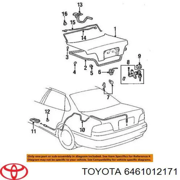 6461012171 Toyota