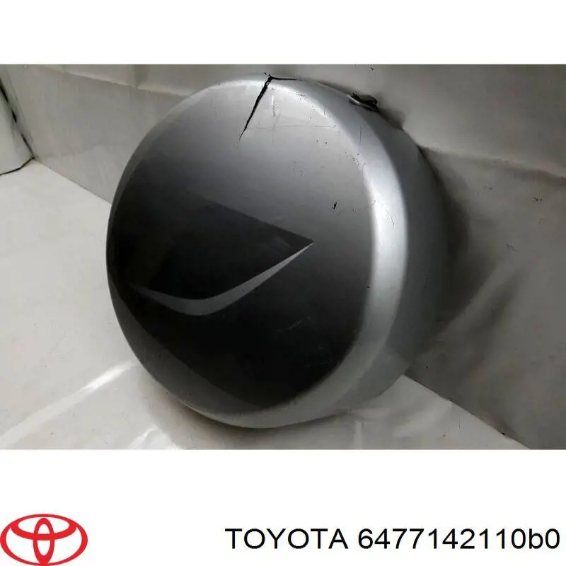 6477142110B0 Toyota funda de rueda de repuesto