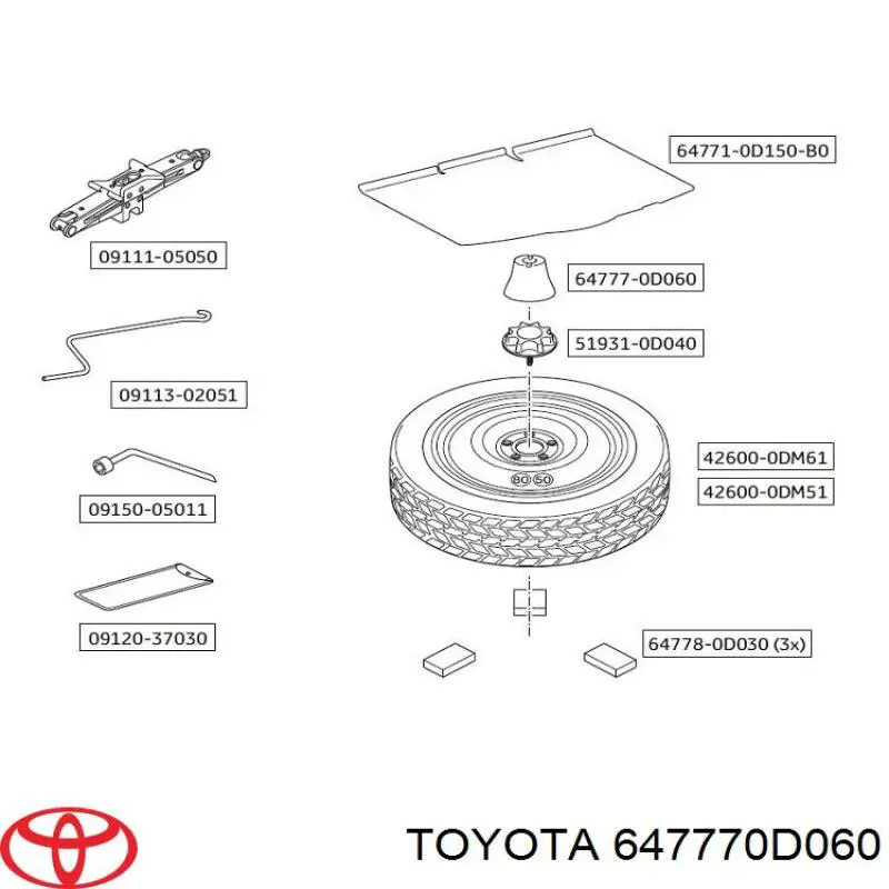 647770D060 Toyota