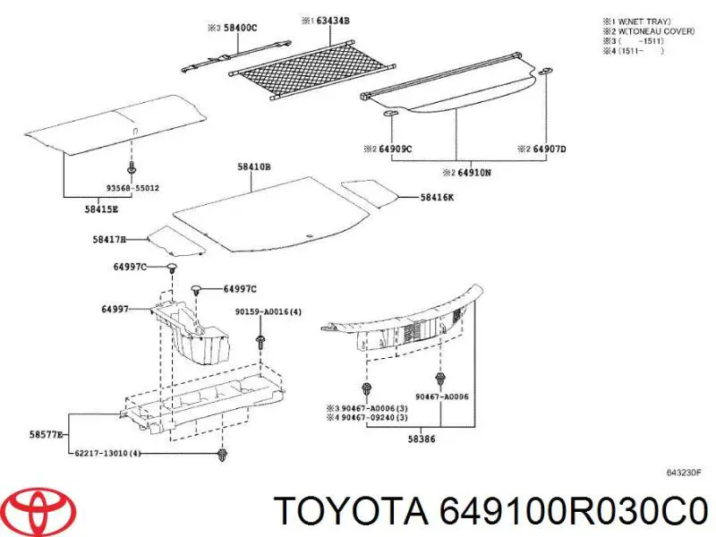 649100R030C0 Toyota