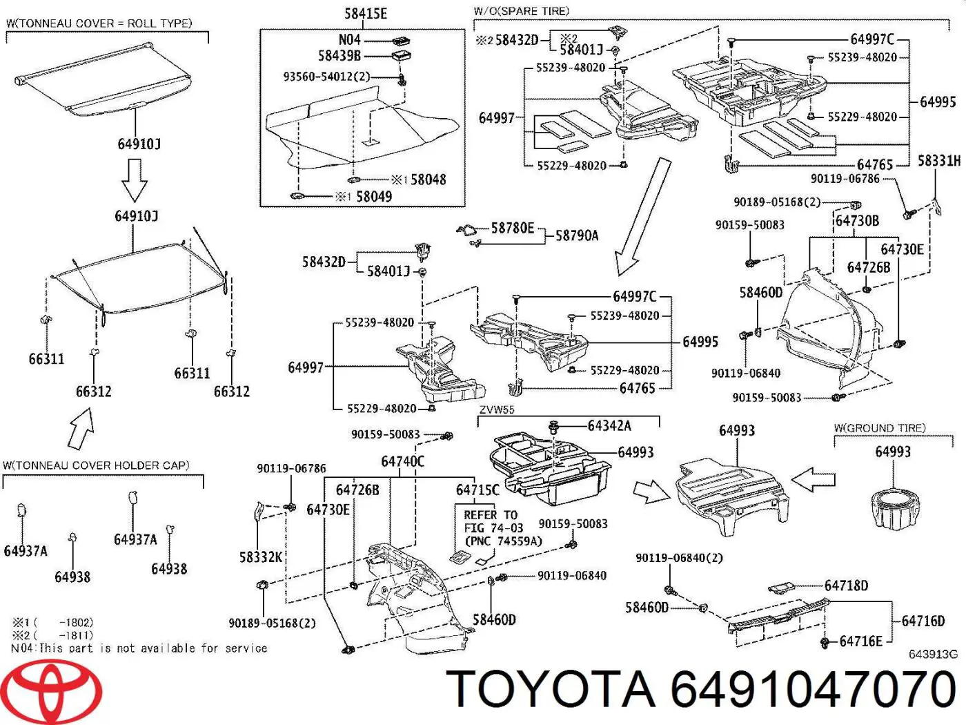 6491047070 Toyota