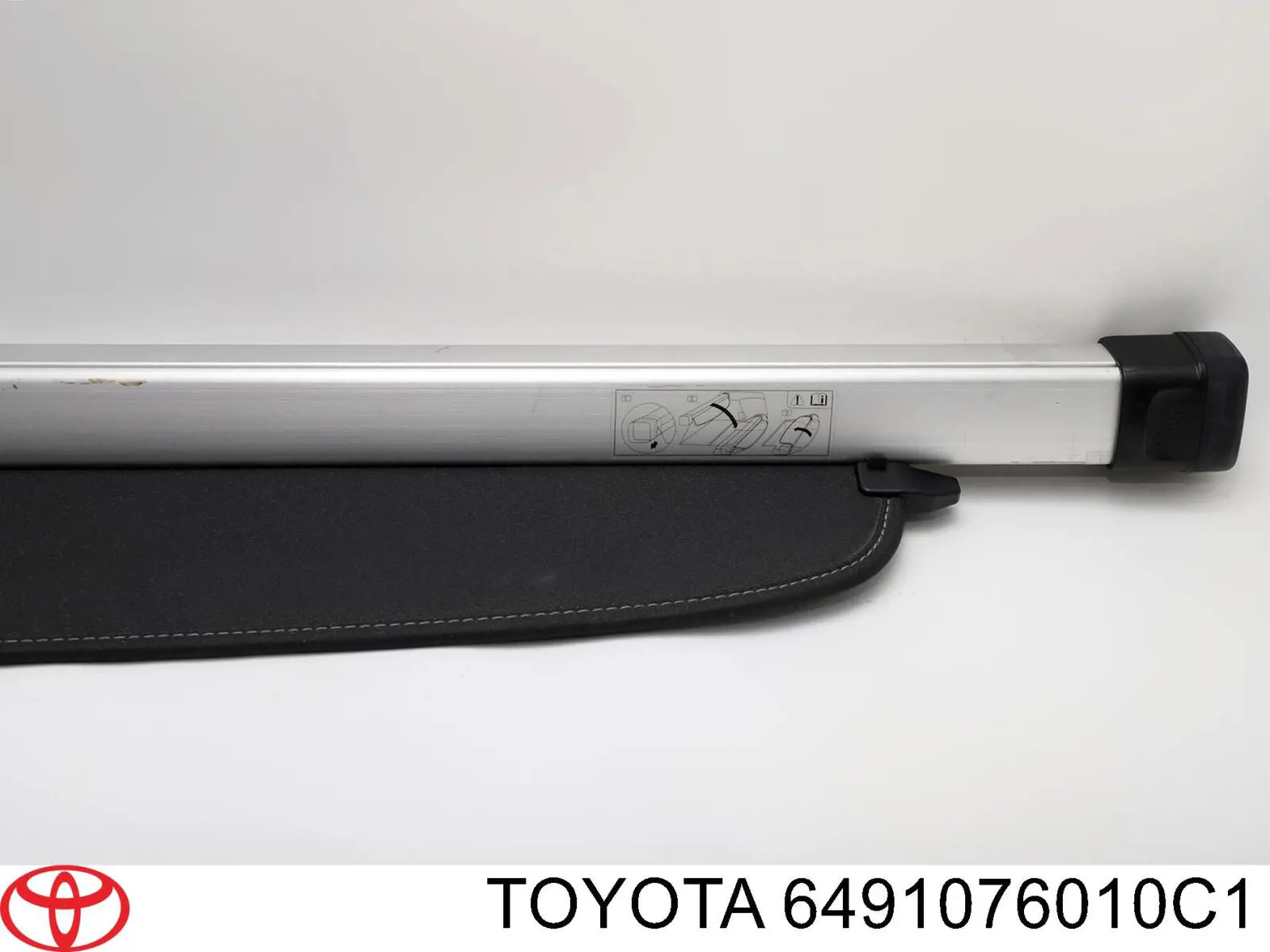 Comprar 6491076010C1 Toyota Cortina del compartimento de equipaje