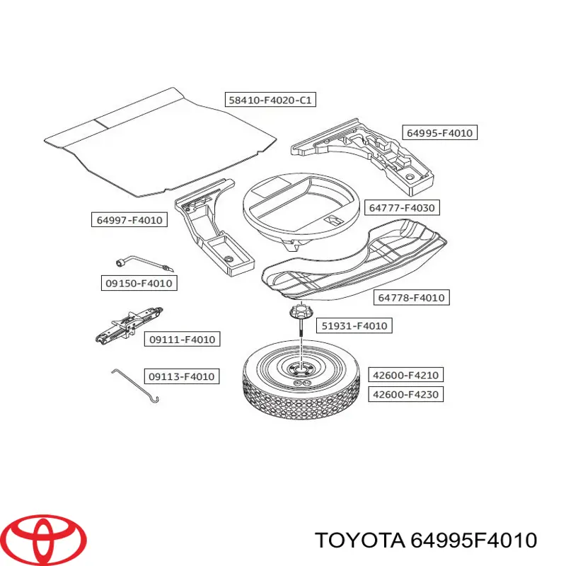 64995F4010 Toyota