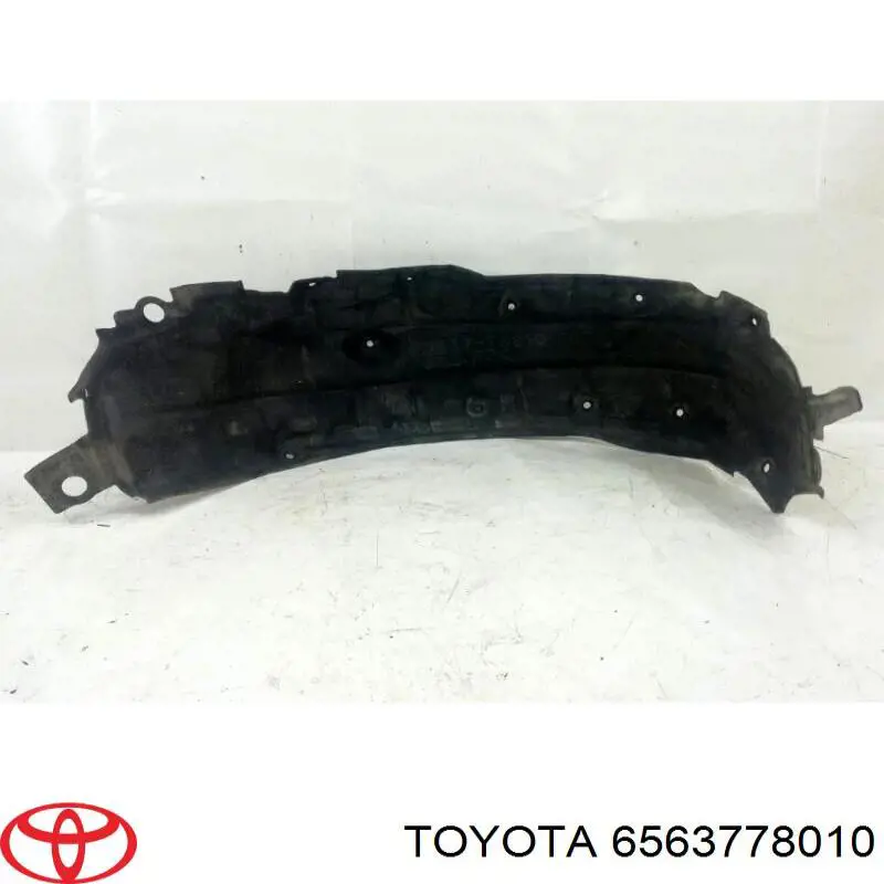 6563778010 Toyota guardabarros interior, aleta trasera, derecho