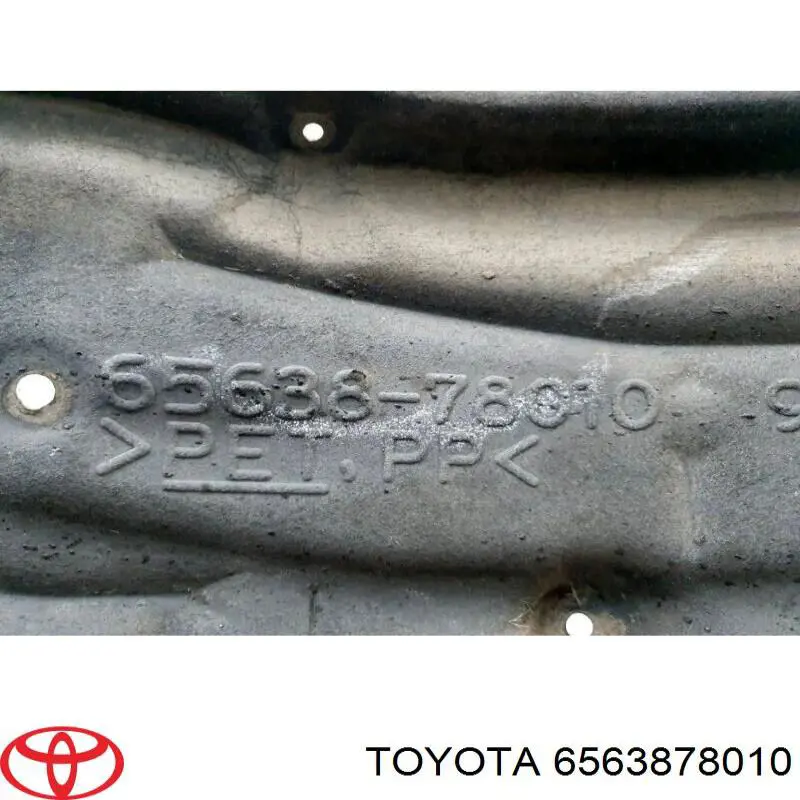 Comprar 6563878010 Toyota Guardabarros interior izquierdo trasero