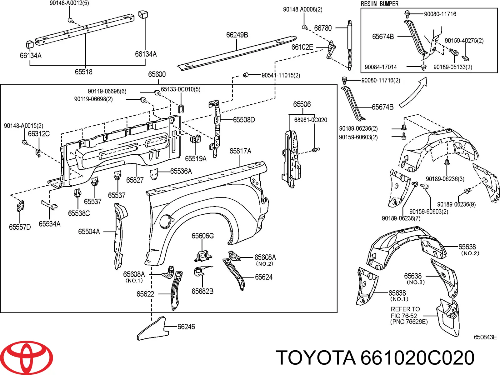 661020C020 Toyota