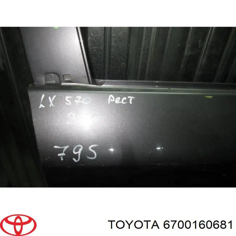 6700160681 Toyota puerta delantera derecha