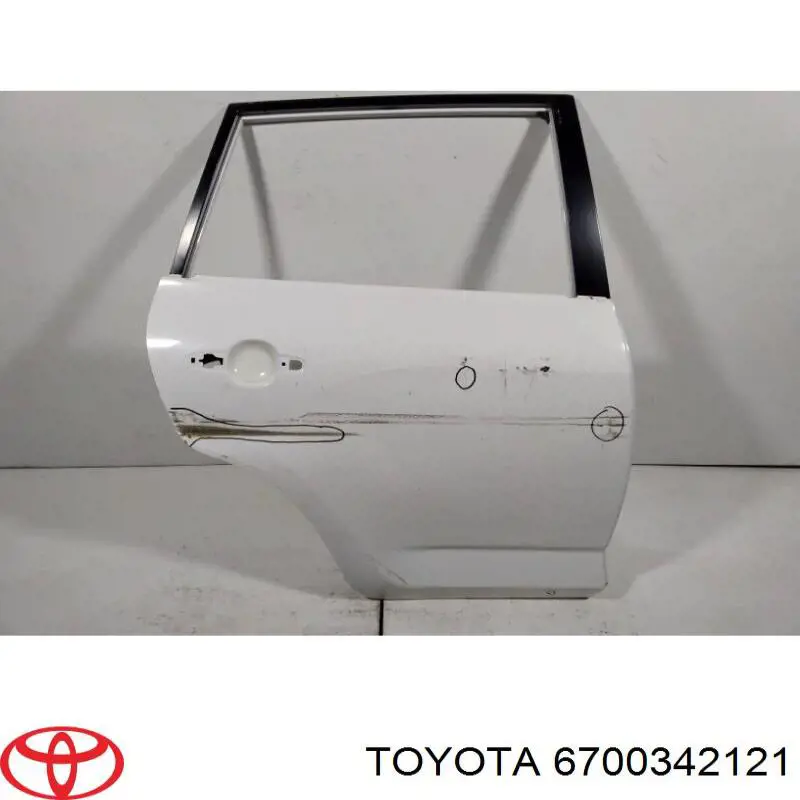 Puerta trasera derecha para Toyota RAV4 