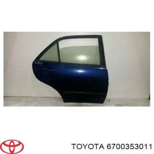 6700353011 Toyota puerta trasera derecha