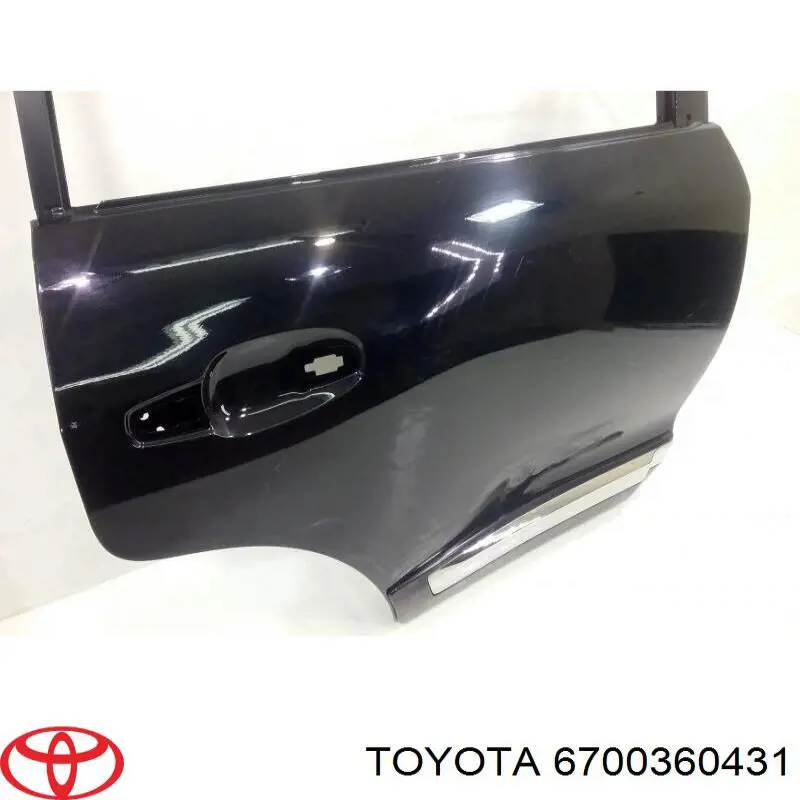 6700360431 Toyota puerta trasera derecha