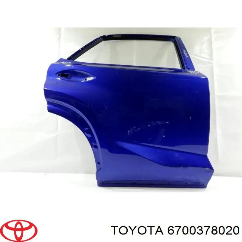 6700378020 Toyota puerta trasera derecha