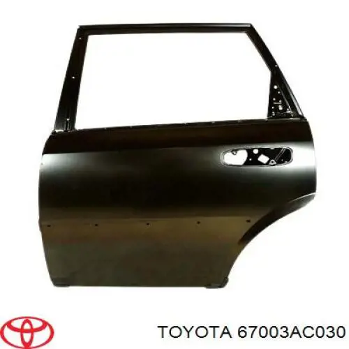 Puerta trasera derecha para Toyota Avalon (GSX30)