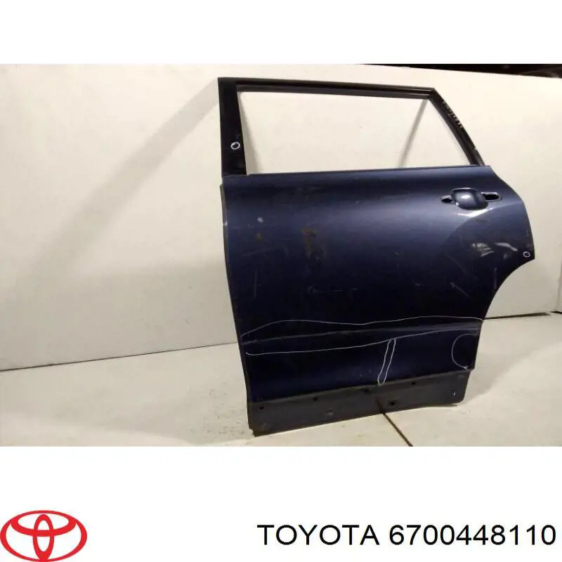 6700448110 Toyota puerta trasera izquierda