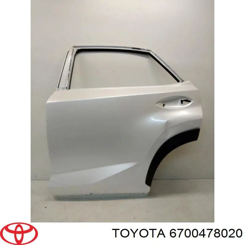 6700478020 Toyota puerta trasera izquierda