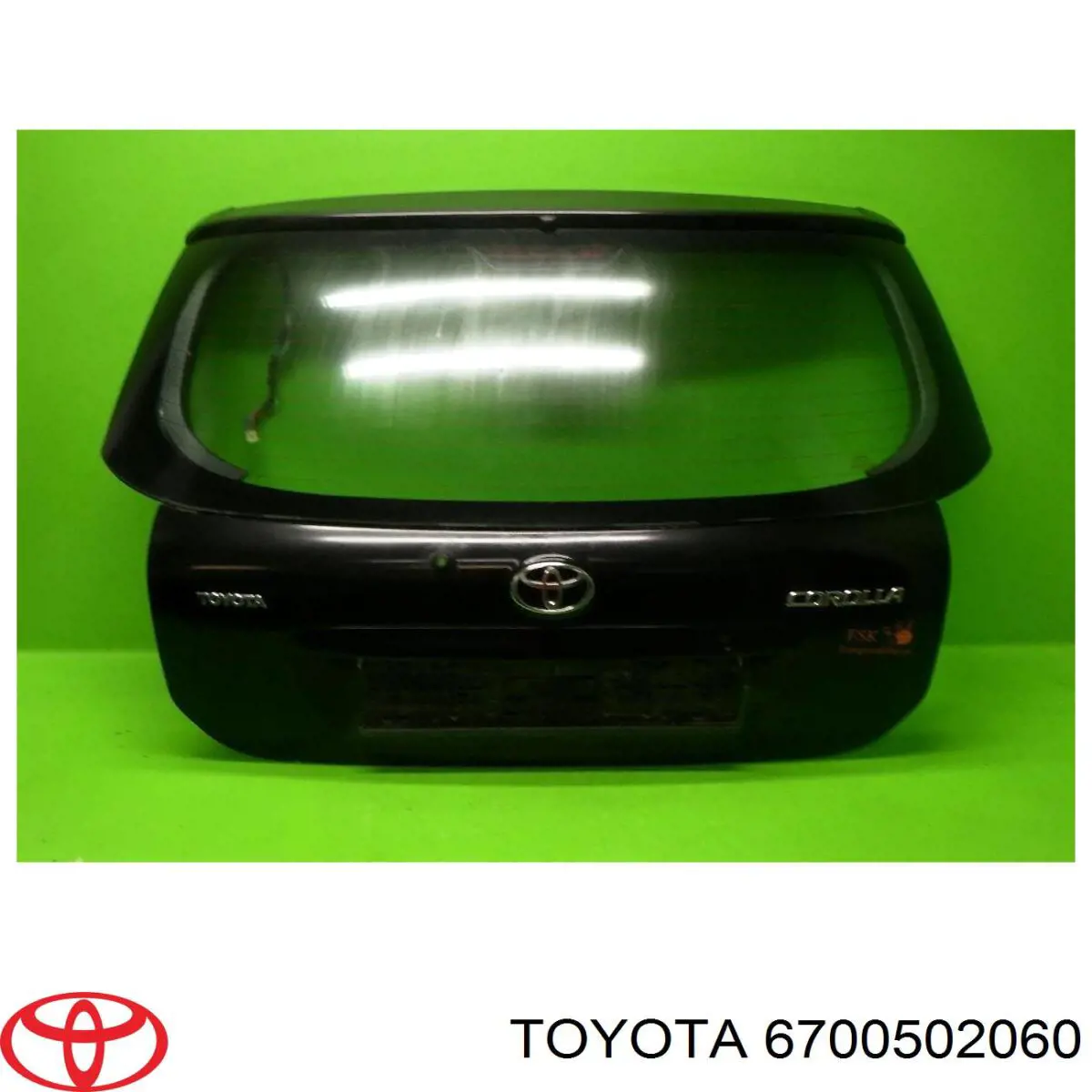 Puerta Trasera de maletero (3/5a Puerta Trasera) para Toyota Corolla (E12U)