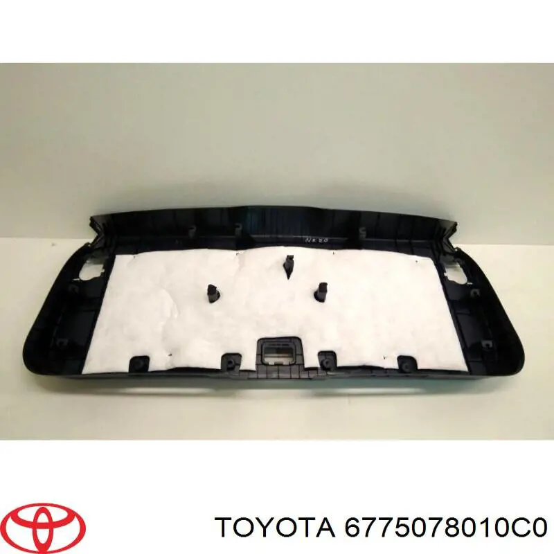 6775078010C0 Toyota tapicería para tapa de maletero