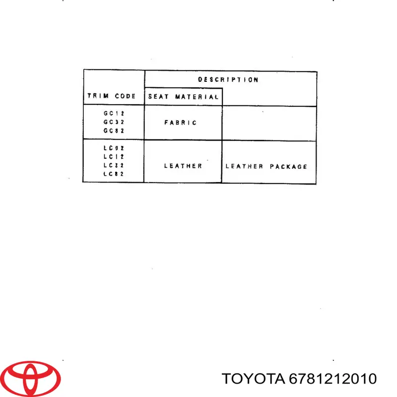  Toyota 6781212010 precio, desde 28,50 EUR