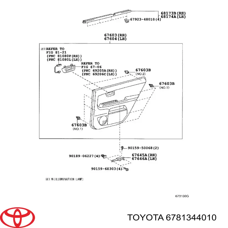 6781344010 Toyota