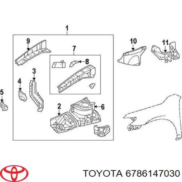  Toyota 6786147030 precio, desde 103,03 EUR