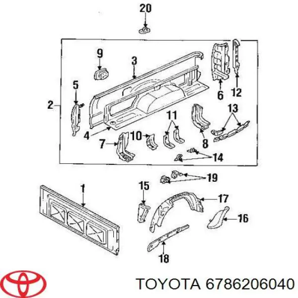 Junta de puerta delantera izquierda Toyota 6786233060 precio, desde 113,86 EUR