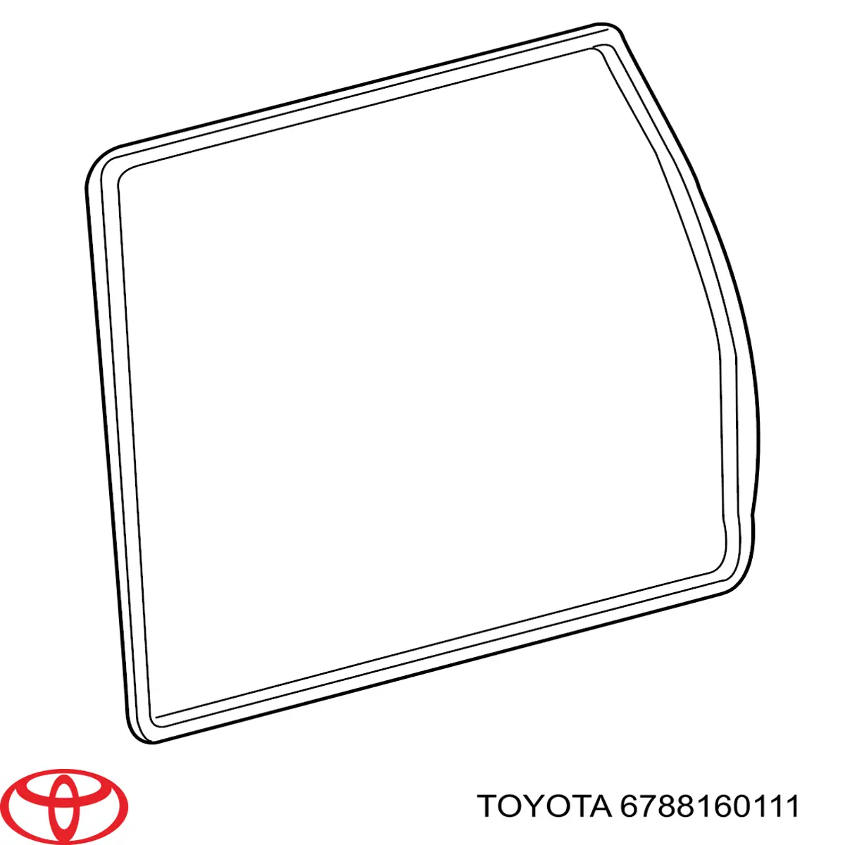 Sello del maletero (puerta trasera 3/5) Toyota 6788160110 precio, desde 239,67 EUR