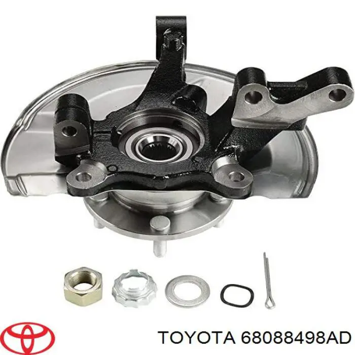 68088498AD Toyota muñón del eje, suspensión de rueda, delantero derecho