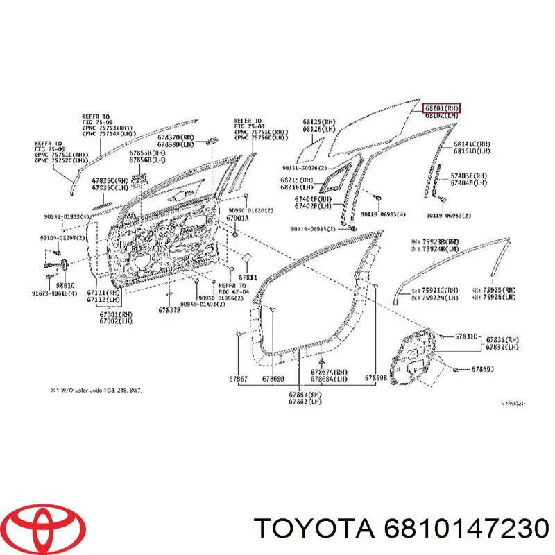 6810147230 Toyota