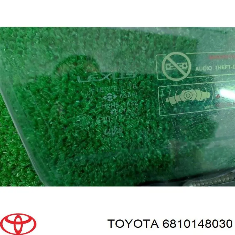 Comprar 6810148030 Toyota Cristal de puerta delantera derecha