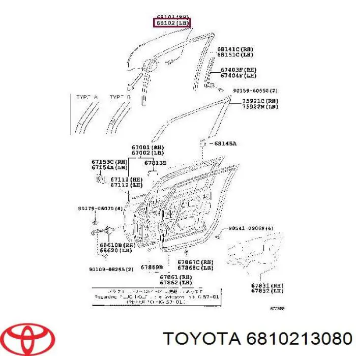 6810213080 Toyota