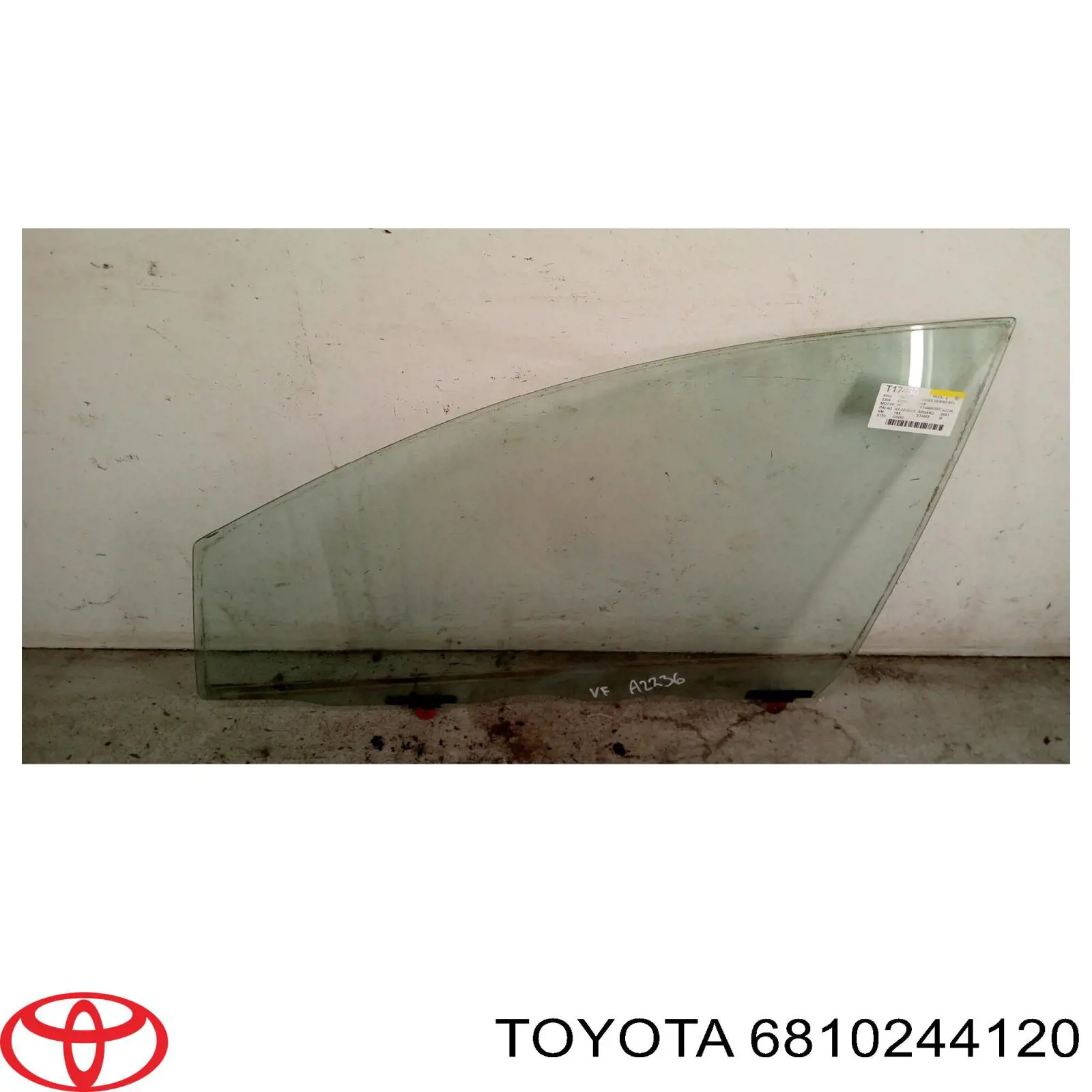 Vidrio de puerta del conductor Toyota 6810244120 precio, desde 124,04 EUR
